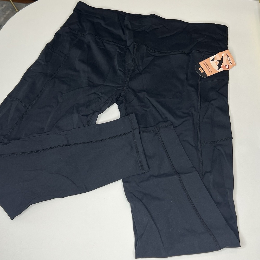 Shapermint High Waisted Shaping Leggings Womens Size 3XL Black Tummy Control NWT
